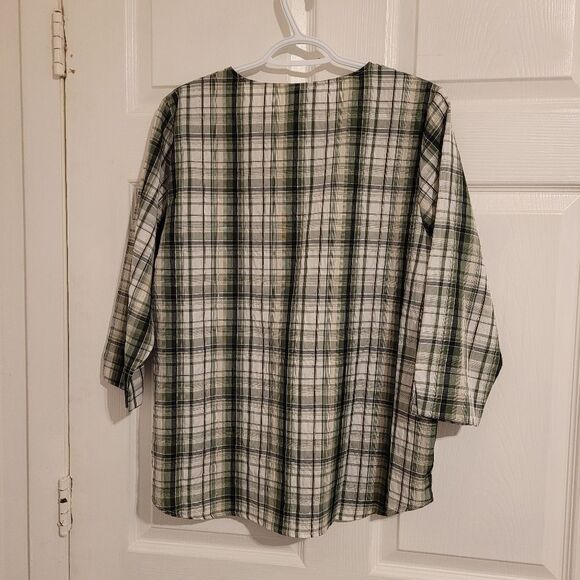 BonWorth woman's plaid top - Picture 2 of 5